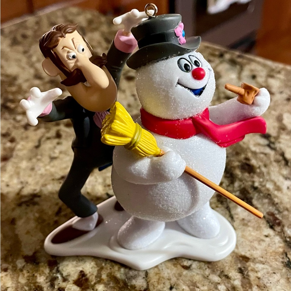 Hallmark frosty ornament